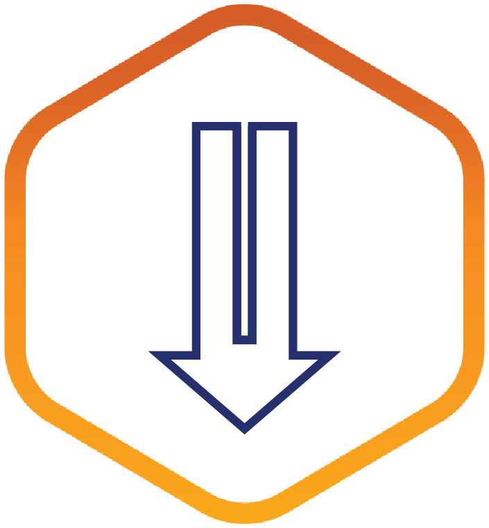 Down arrow icon
