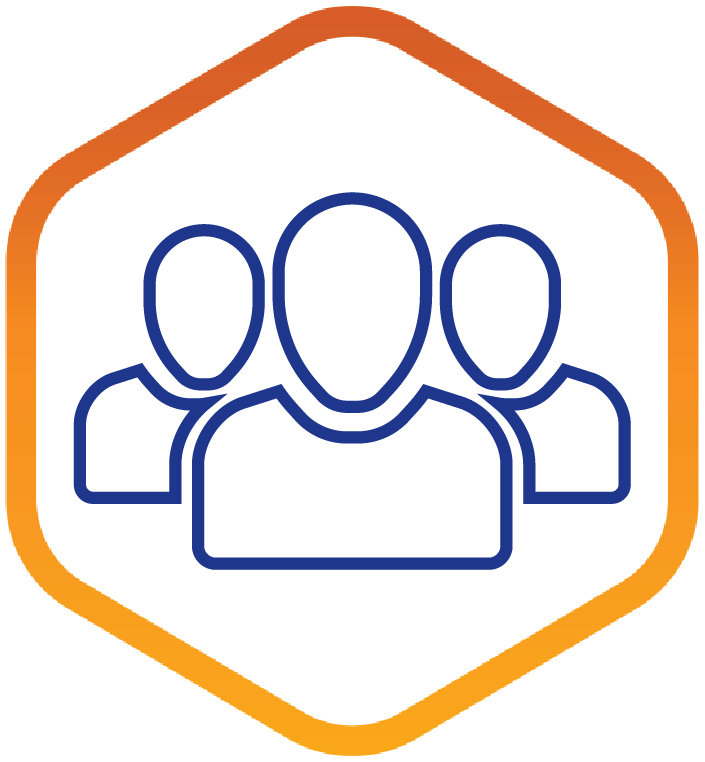 Group of three people icon