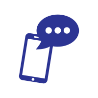 Cell phone sending a message