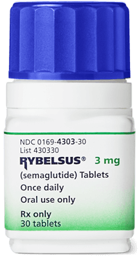 RYBELSUS® (semaglutide) 3mg bottle