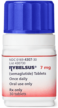 RYBELSUS® (semaglutide) 7mg bottle