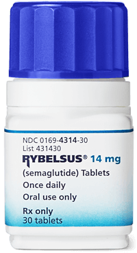 RYBELSUS® (semaglutide) 14mg bottle